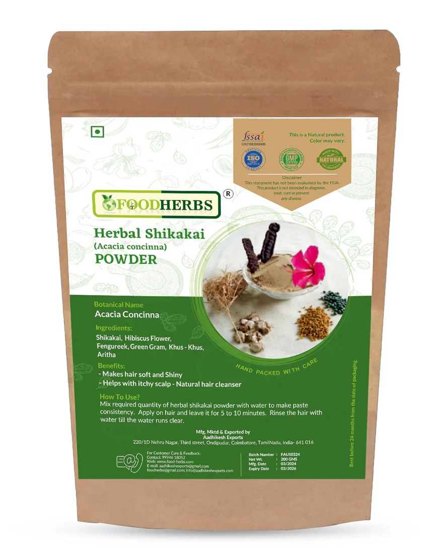 Foodherbs Herbal Shikakai Powder