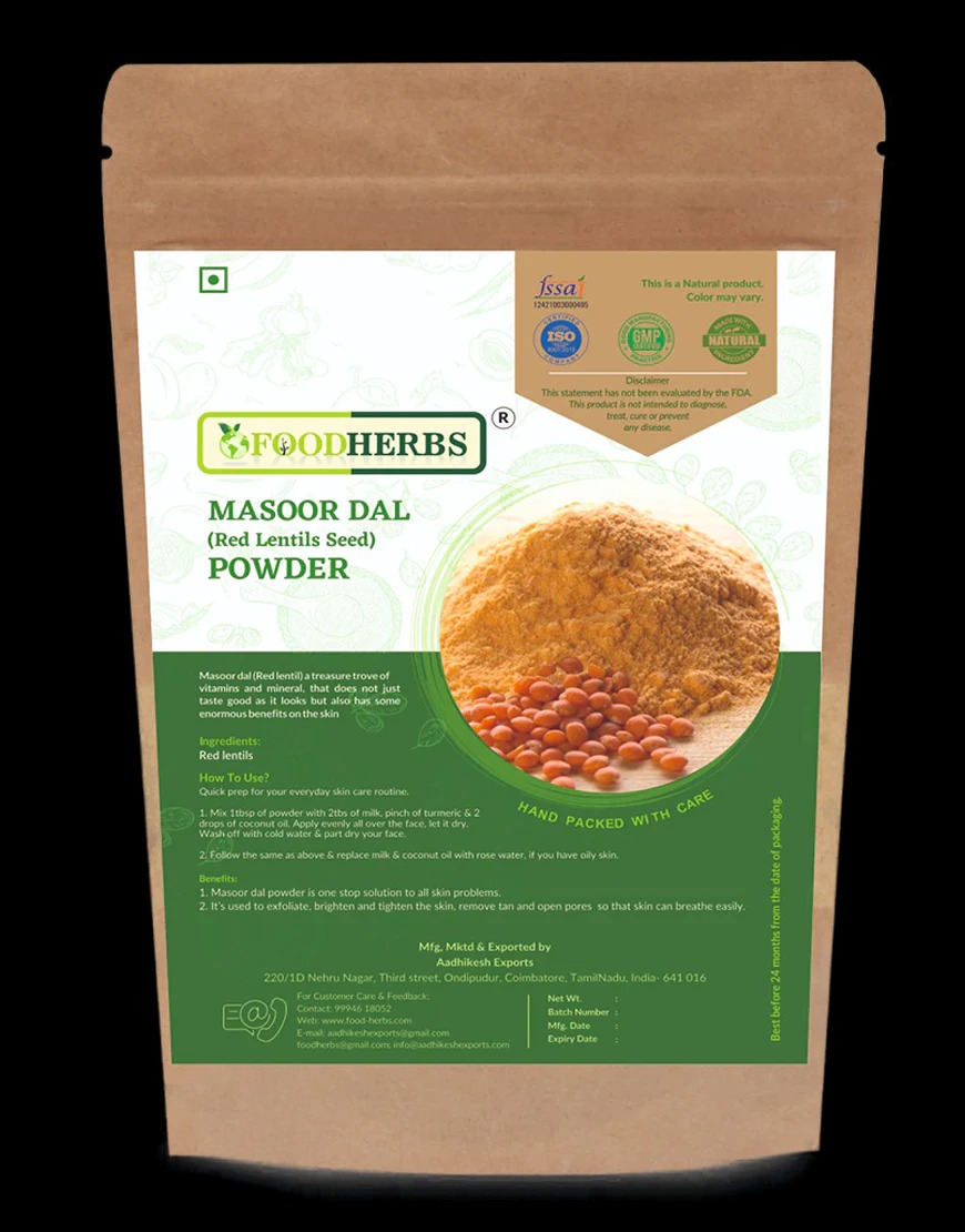 Foodherbs Masoor Dal Powder