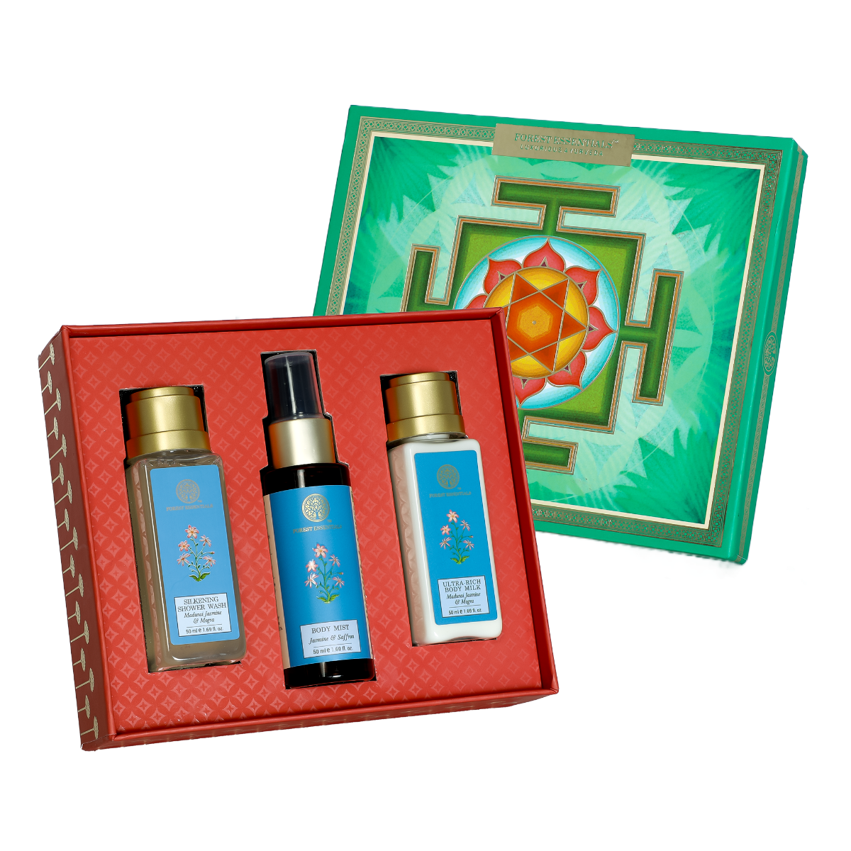 Forest Essentials Mini Jasmine Body Care Essentials Kit