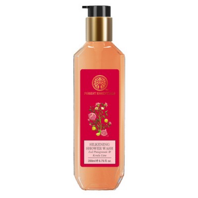 Forest Essentials Silkening Shower Wash Iced Pomegranate and Kerala Lime