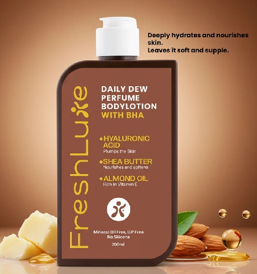 FreshLuxe Daily Dew Perfume Body Lotion