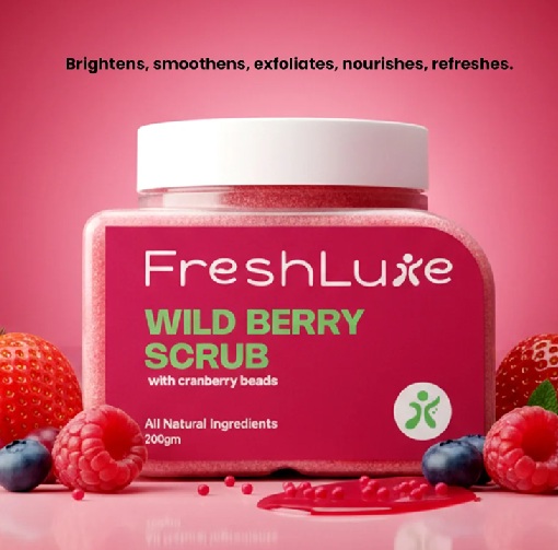 FreshLuxe Wild Berry Scrub