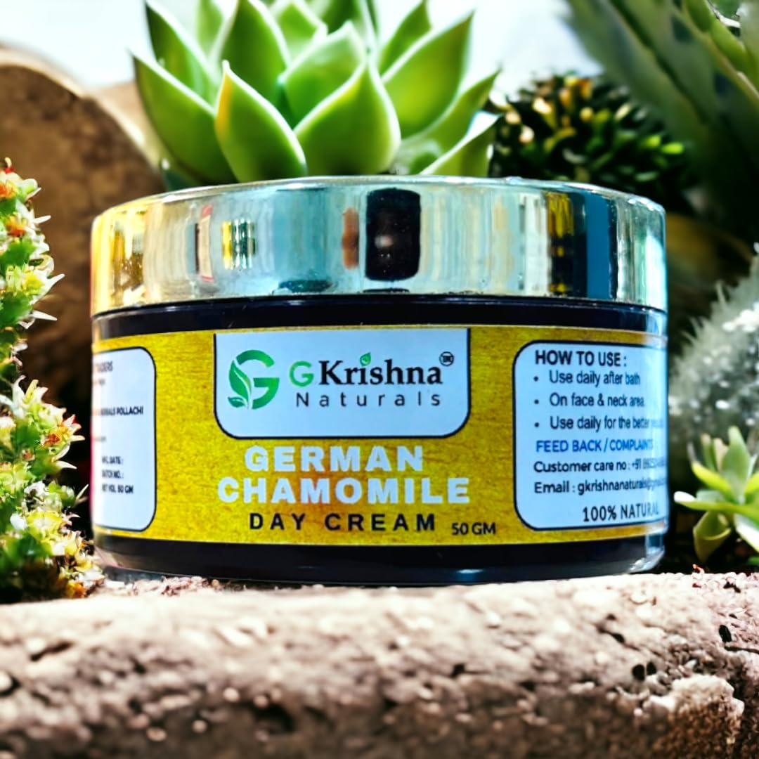 G Krishna Naturals German Chamomile Day Cream