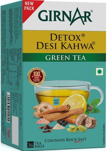 Girnar Detox Green Tea - Desi Kahwa