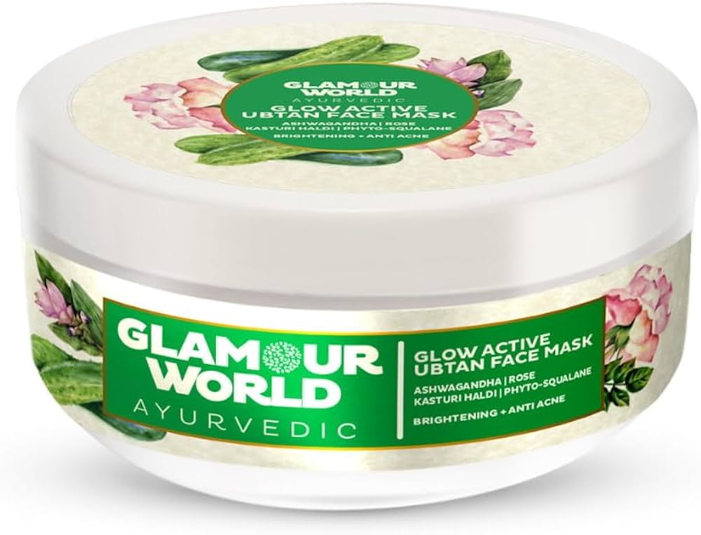 Glamour World Glow Active Ubtan face mask