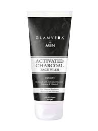 Glamveda Men Activated Charcoal Clay Detox & Anti Acne Face Wash