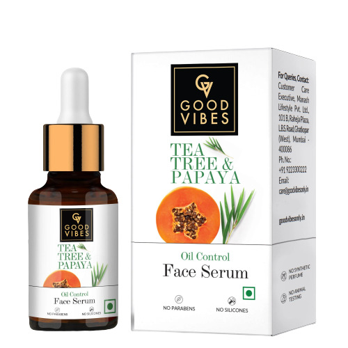 Good Vibes Tea Tree and Papaya Oil Control Face Serum 