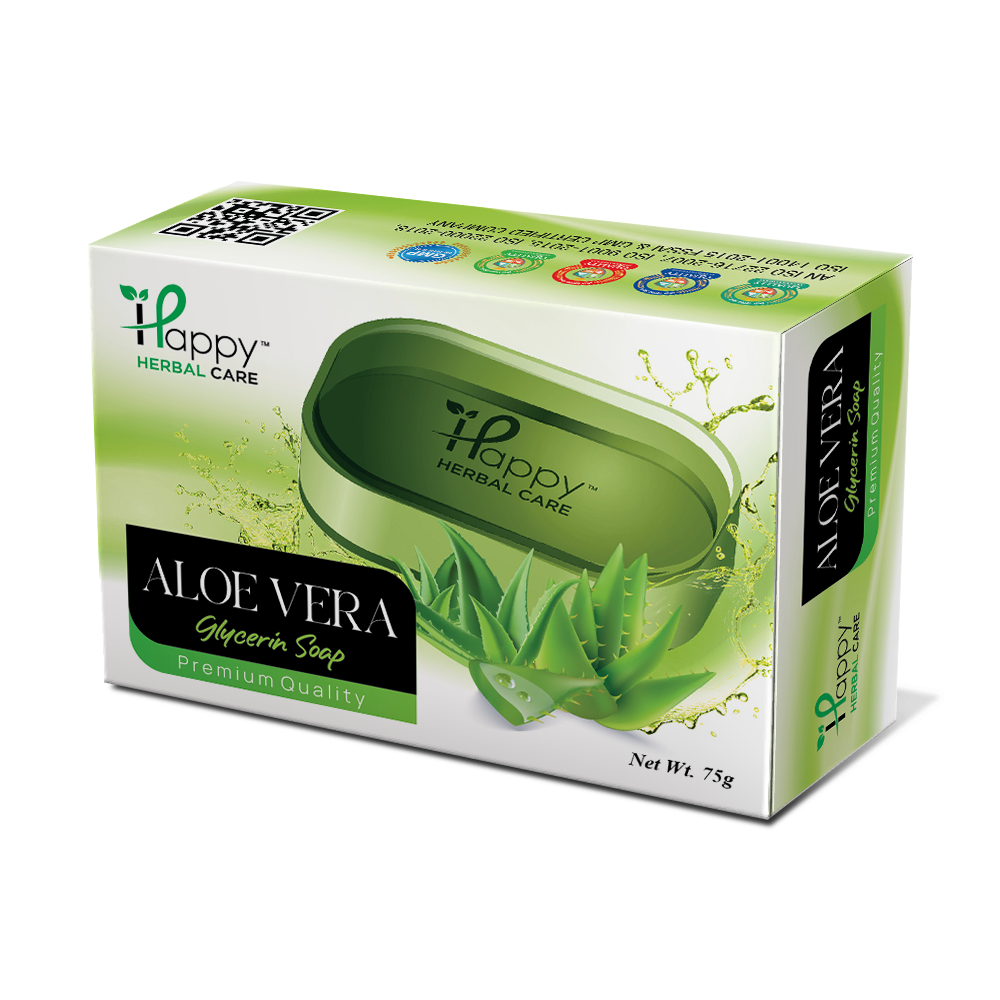 Happy Herbal Care Aloevera Glycerine Soap