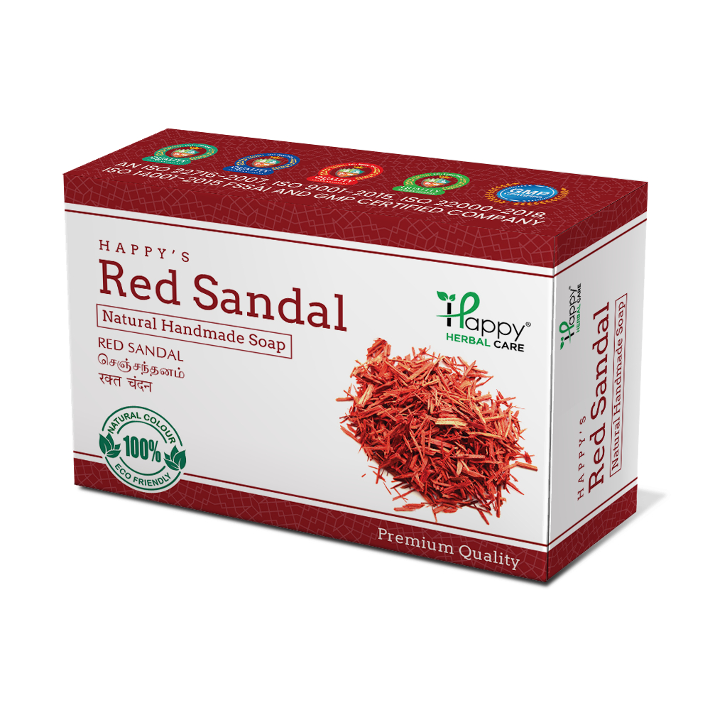 Happy Herbal Care Red Sandal Soap