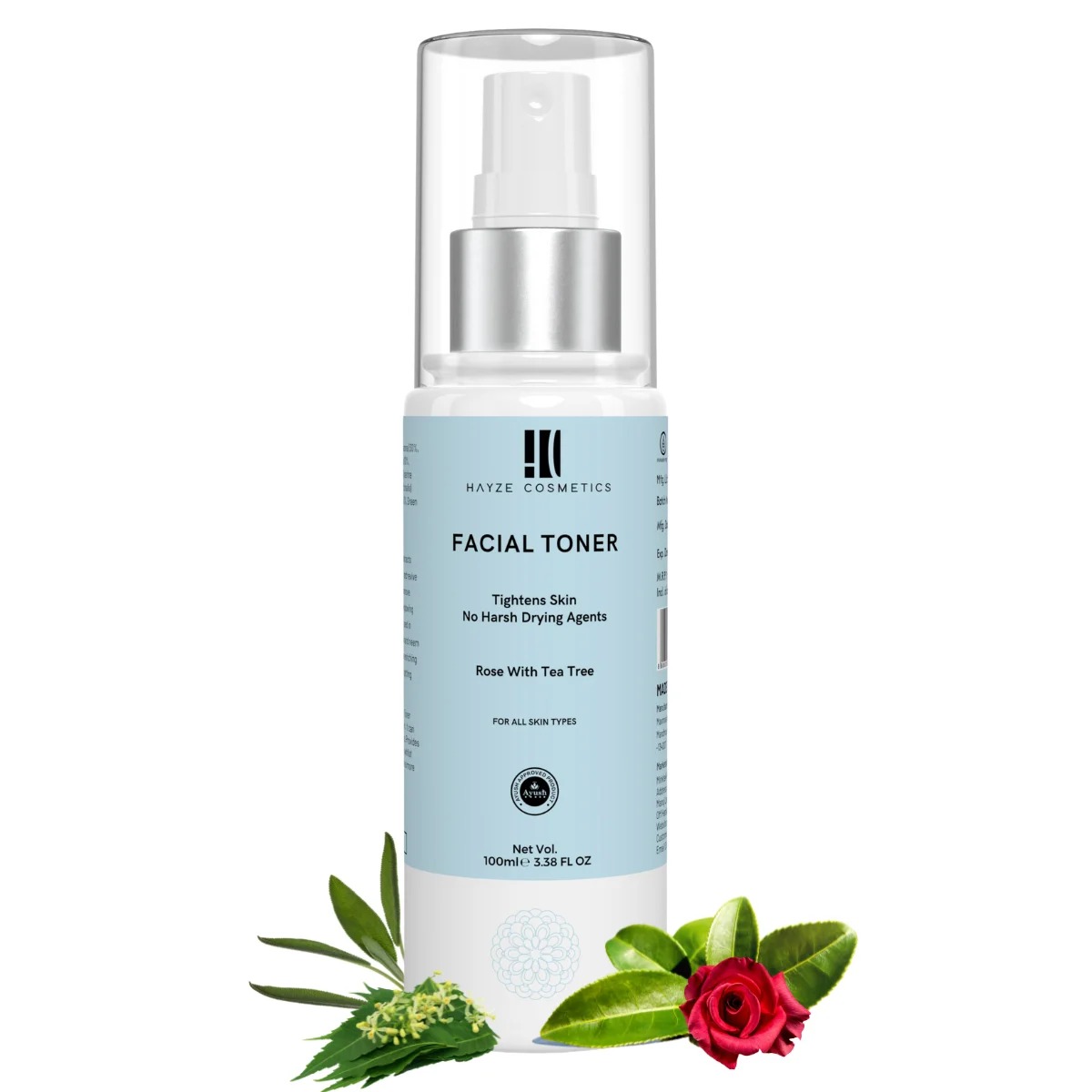 Hayze cosmetics facial toner