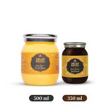 Himalayan Natives Combo - A2 Gir Cow Bilona, Raw Honey 