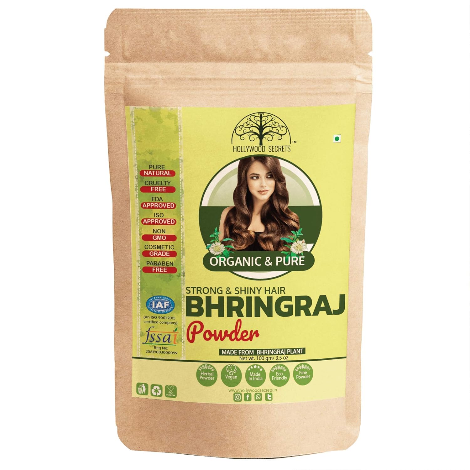 Hollywood Organic Bhringraj Powder