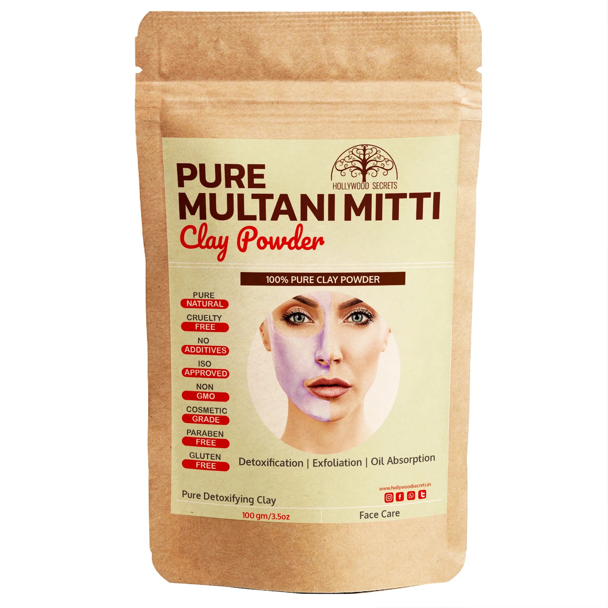 Hollywood Secrets Multani Mitti Powder