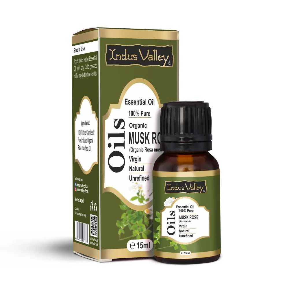 Indus Valley Pure & Organic Musk Rose Essential Oil