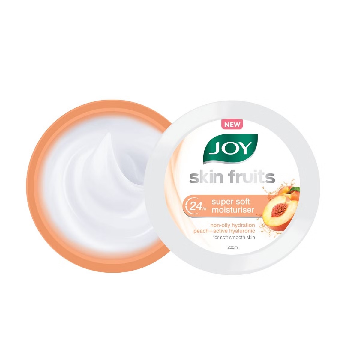 Joy Skin Fruits Super Soft 24 Hr Moisturiser (Peach & Active Hyaluronic)