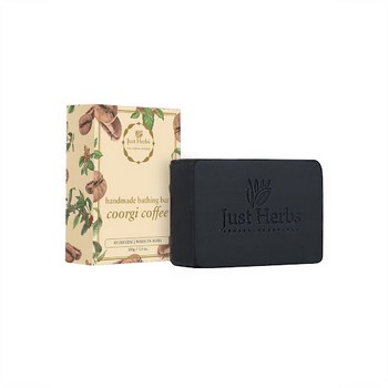 Just Herbs Coorgi Coffee Ayurvedic Handmade Bathing Bar