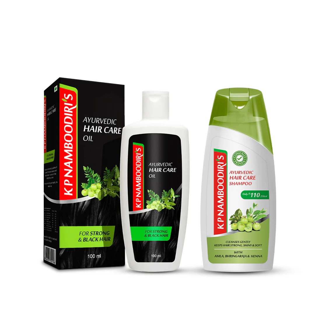 K P Namboodiris Hair Oil & Hair Care Shampoo Combo