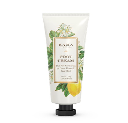 Kama Ayurveda Foot Cream with Pure Essential Oils of Lemon