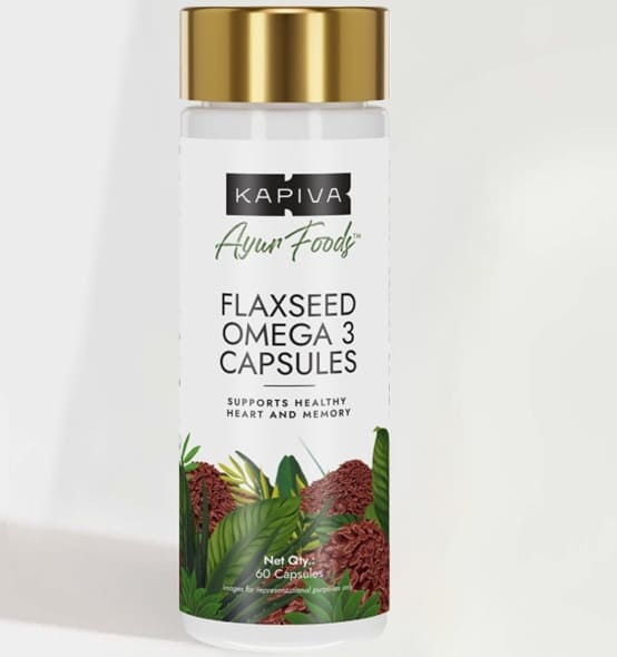 Kapiva Flaxseed Omega 3 Capsules