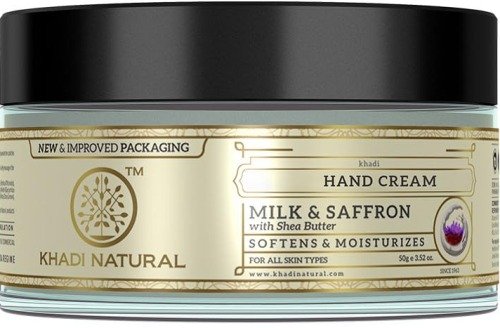 Khadi Hand Cream - MILK AND Saffron