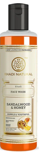 Khadi Natural Sandalwood & Honey Face Wash