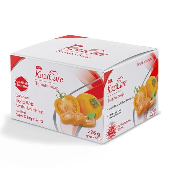 Kozicare Kojic Acid Soap & Glutathione Soap - Tomato Soap