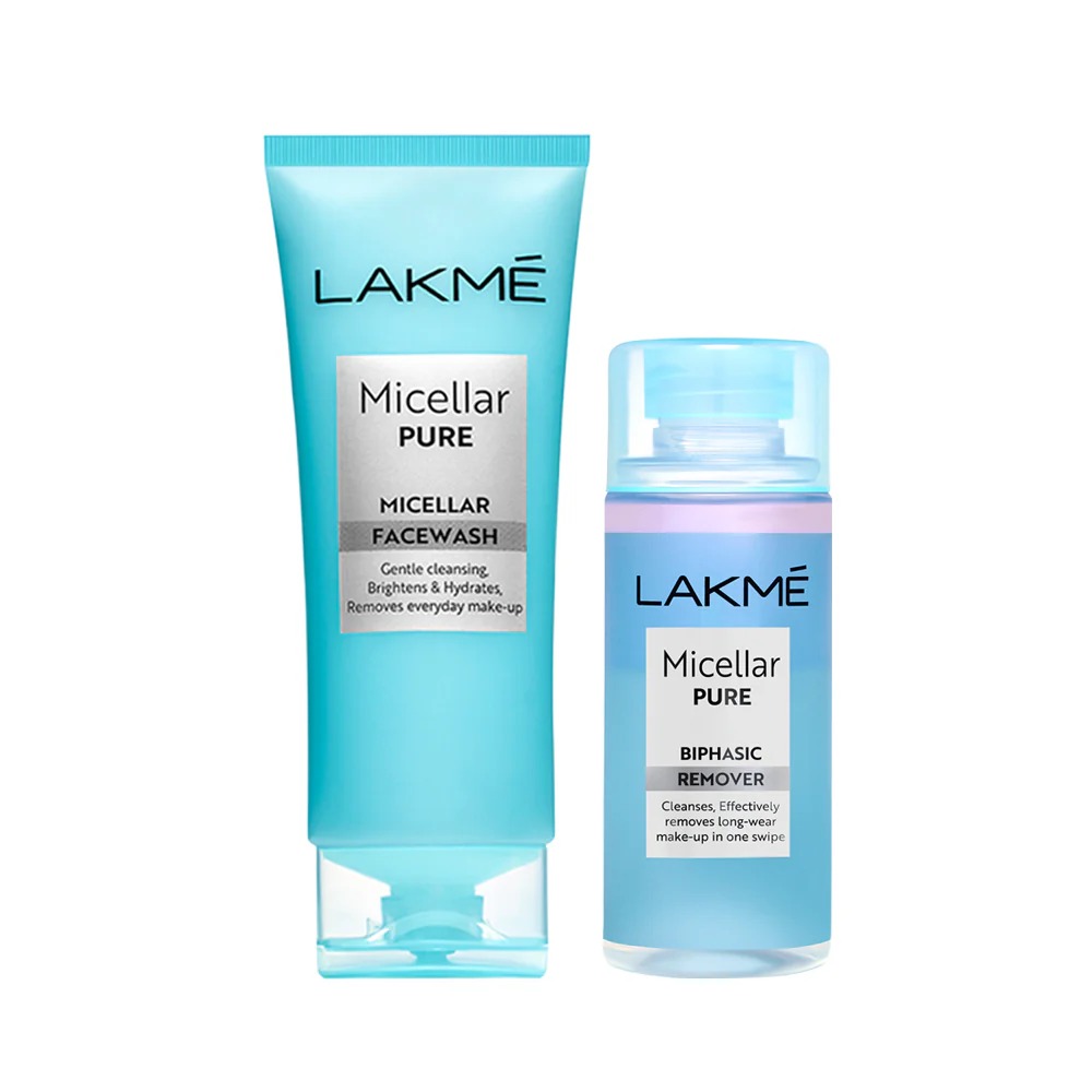 Lakme Micellar Pure Biphasic Cleanse Combo