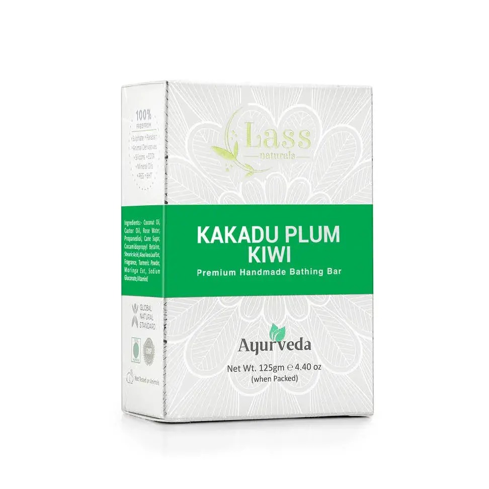 Lass Natural Kakadu Plum Kiwi Premium Handmade Bathing Soap