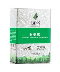 Lass Naturals Khus (Vetiver) Handmade Premium Bathing Soap