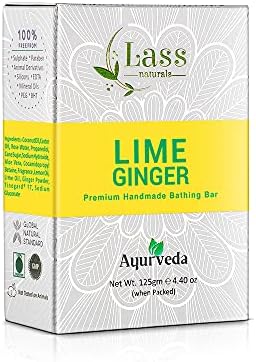 Lass Naturals Lime & Ginger Handmade Premium Bathing Soap