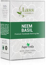 Lass Naturals Neem & Basil Soap
