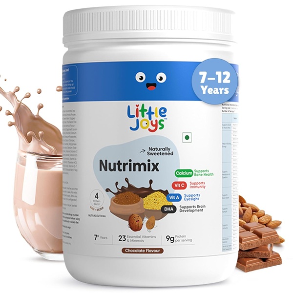 Little Joys Nutrimix Nutrition Powder for Kids (7-12 Yr) Chocolate Flavour