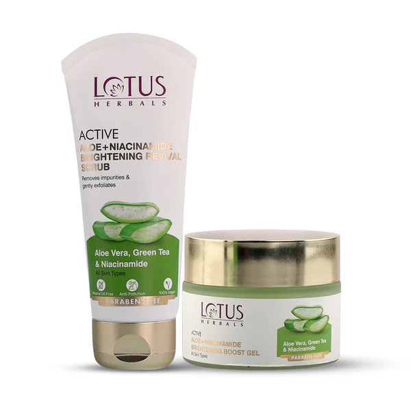 Lotus Active Aloe Exfoliate and Hydrate Combo