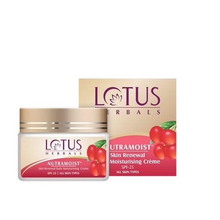 Lotus Herbals NUTRAMOIST Skin Renewal Daily Moisturising Cream SPF 25