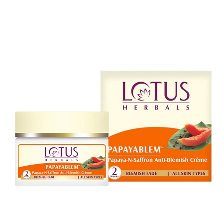 Lotus Herbals PAPAYABLEM Papaya N Saffron Anti Blemish Creme