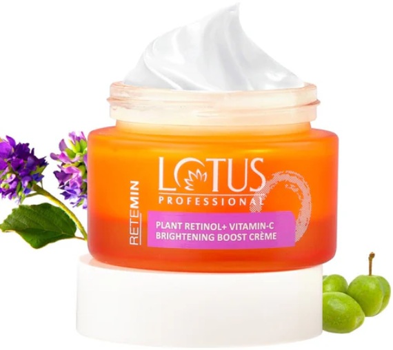 Lotus Herbals Professional Plant Retinol Vitamin C Brightening Boost Creme