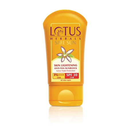 Lotus Herbals Safe Sun Skin Lightening Anti-Tan Sun Block SPF 30 PA+++