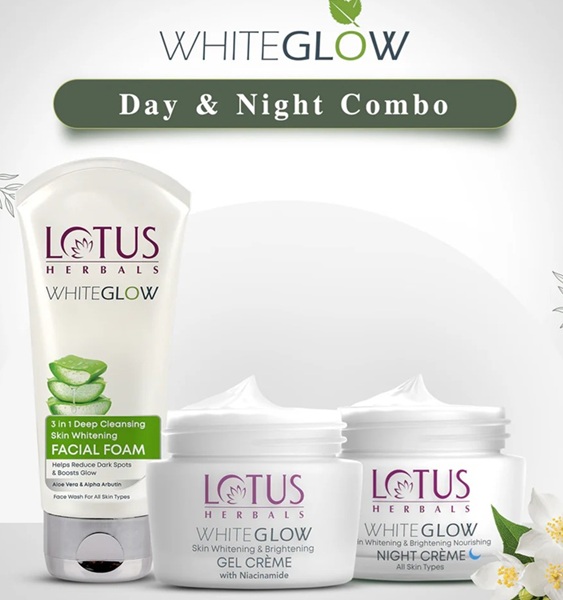 Lotus Herbals Whiteglow Day And Night Pack