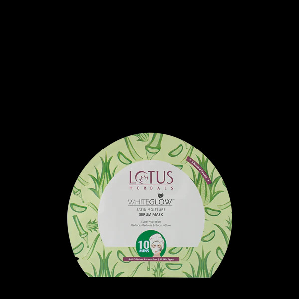 Lotus Herbals Whiteglow Satin Moisture Anti-Pollution Serum Mask