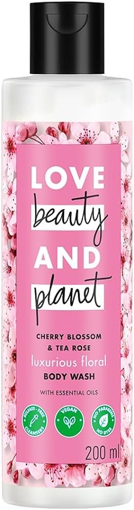 Love Beauty and Planet Cherry Blossom & Tea Rose Body Wash