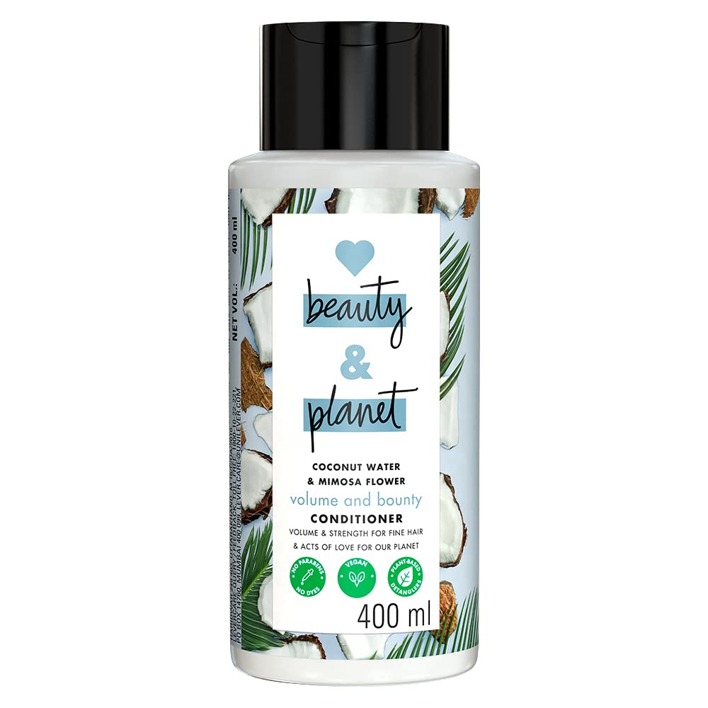 Love Beauty and Planet Coconut Water & Mimosa Flower Paraben Free Volume and Bounty Conditioner