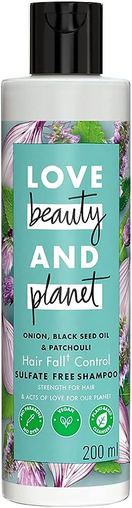 Love Beauty and Planet Onion, Black Seed & Patchouli Hairfall Control Sulfate Free Shampoo