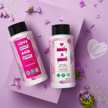 Love Beauty and Planet Rice Water & Angelica Seed Oil Silicone Free Shampoo & Conditioner