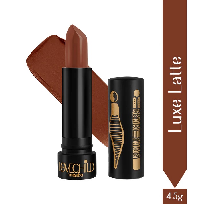 Lovechild Masaba Luxe Latte - Bare Browns Ultra Matte Lipstick (Deep Brown)