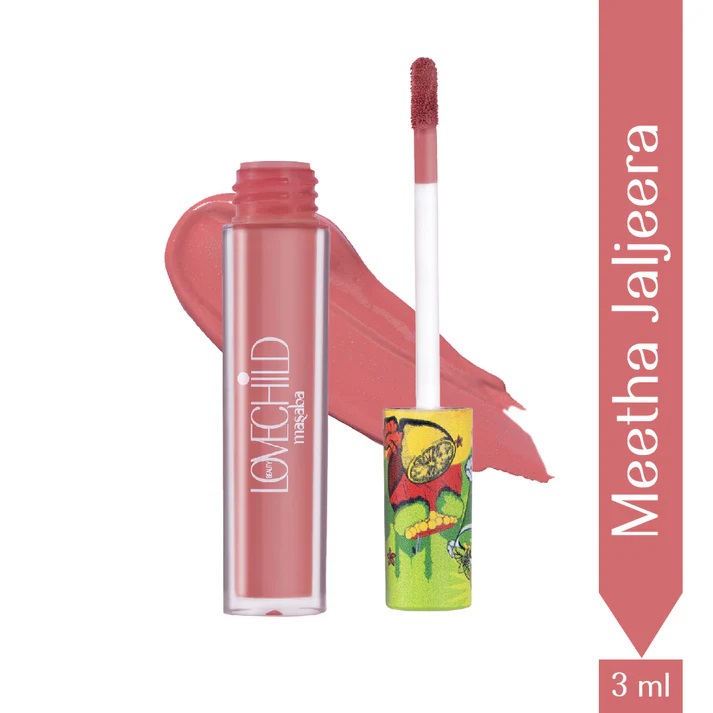 Lovechild Masaba Meetha Jaljeera- Mamma mia Lush-Matte Lip Creme (Mauve Pink)