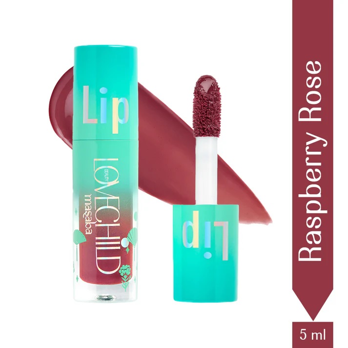 Lovechild Masaba Raspberry Rose- Lip Gelato Tinted Lip Oil (Pink)