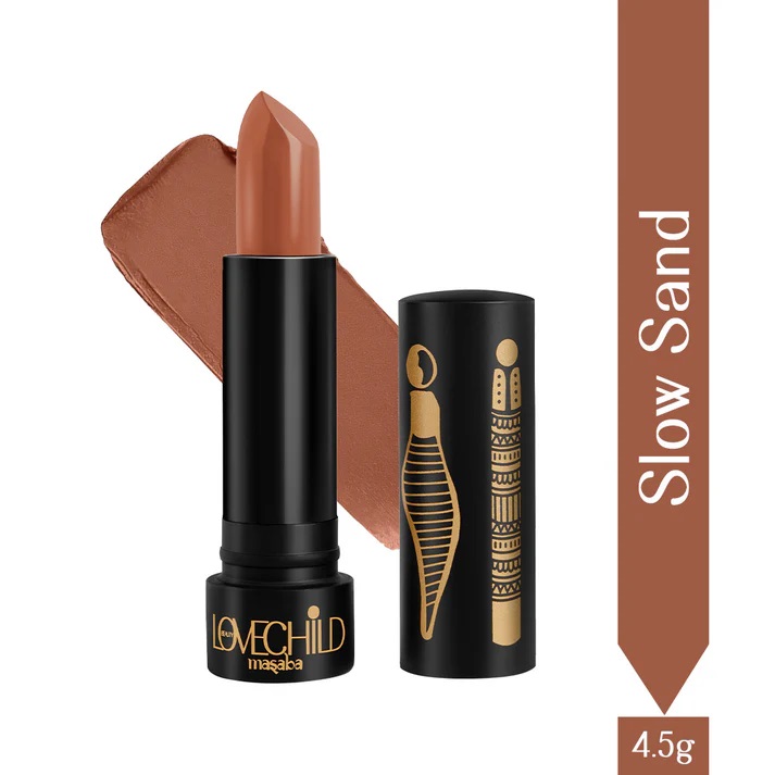 Lovechild Masaba Slow Sand - Bare Browns Ultra Matte Lipstick (Caramel Brown)