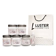 Luster Cosmetics Pearl Glow Whitening Facial Kit Salon Eco Pack