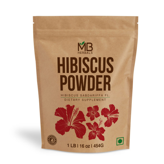MB Herbals Organic Hibiscus Flower Powder 