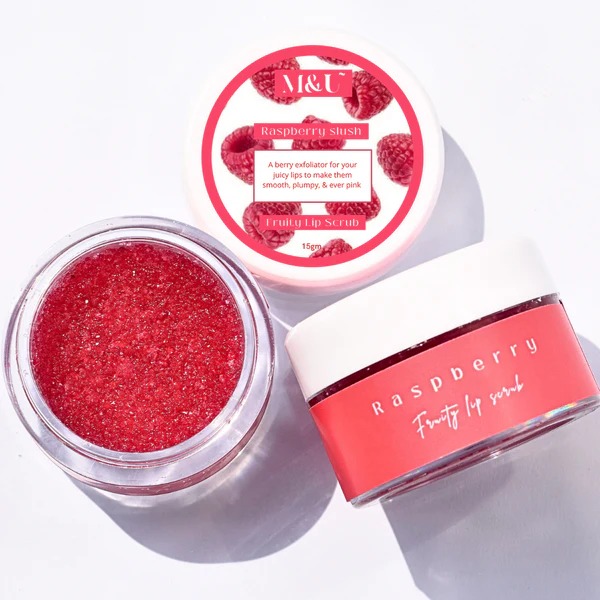 M&U Skin and Beauty Raspberry Slush Lip Scrub